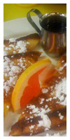 French toast with powdered sugar (Culinary final exam)